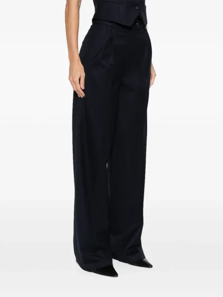 Pantaloni Medeea plisate albastru