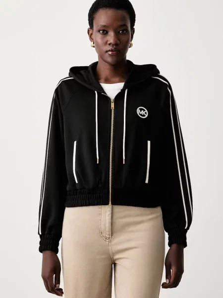 Michael Kors Hanorac | Cropped Fit negru