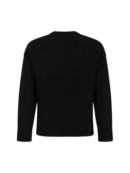 Jedwabna bluza Ami Paris czarna