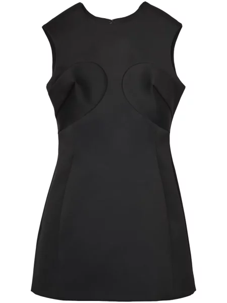 Rochie mini Marc Jacobs din satin de costum negru