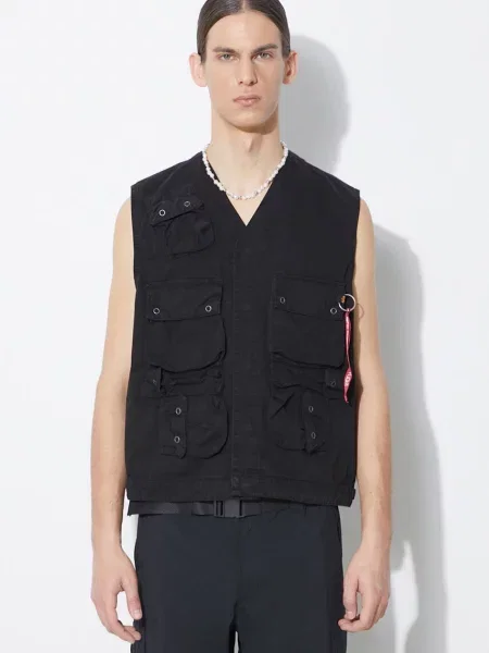 Безрукавка Alpha Industries Military Vest перехідна чорний
