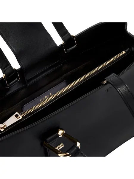 Shopperka Furla skórzana czarna