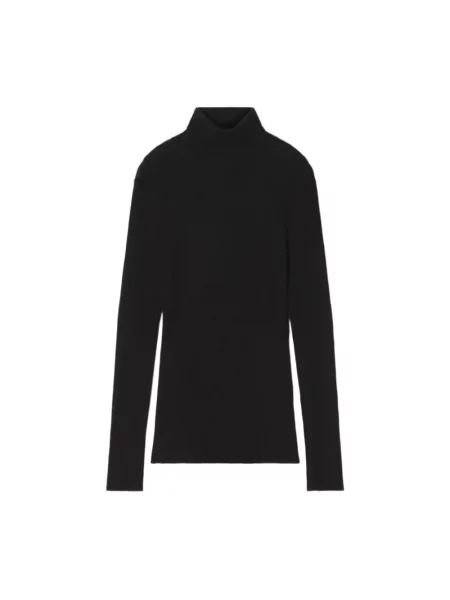 Sweter z golfem Lanvin czarny