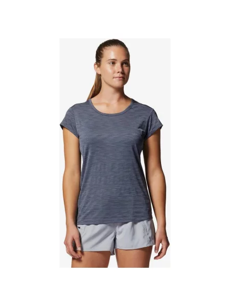 T-shirt z krótkim rękawem Mountain Hardwear Mighty Stripe XS szary