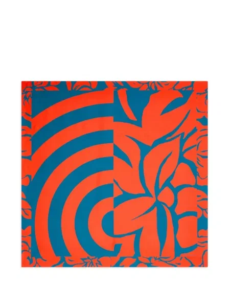 Szal Dries Van Noten pomarańczowa