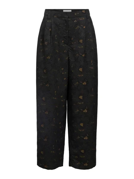 OBJECT Pantaloni cutați OBJLOVIA maro negru