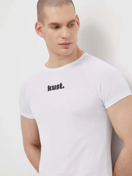 Tričko kust. s potiskem bílá