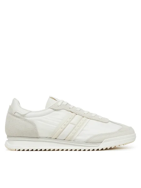 Sneakerși Tommy Jeans alb