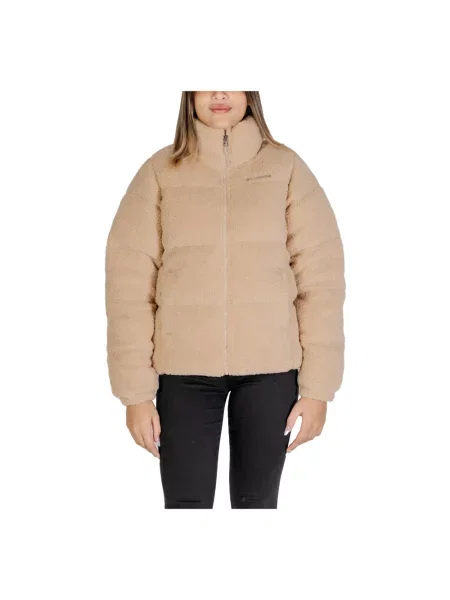 Kurtka Kobieta COLUMBIA Puffect™ Sherpa beżowa