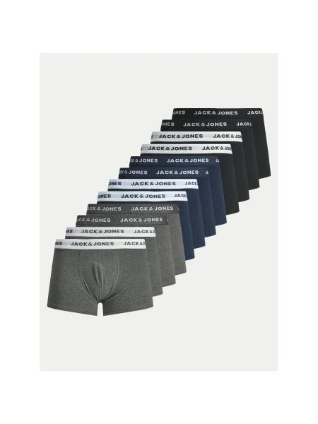 Jack&Jones 12 db-os boxeralsó szett Solid Színes