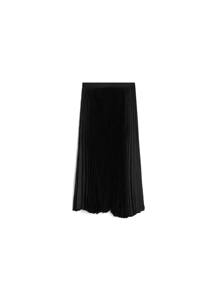 Spódnica midi Jil Sander czarna