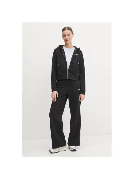 Bluza z kapturem Dkny z kapturem czarna