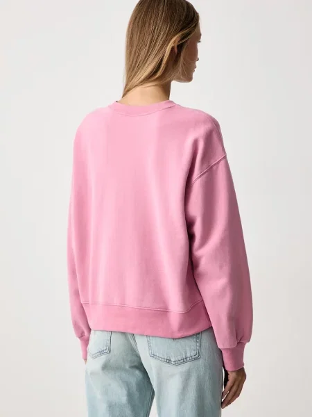 Levi's bluza z bawełną GR EVERYDAY CREW różowa