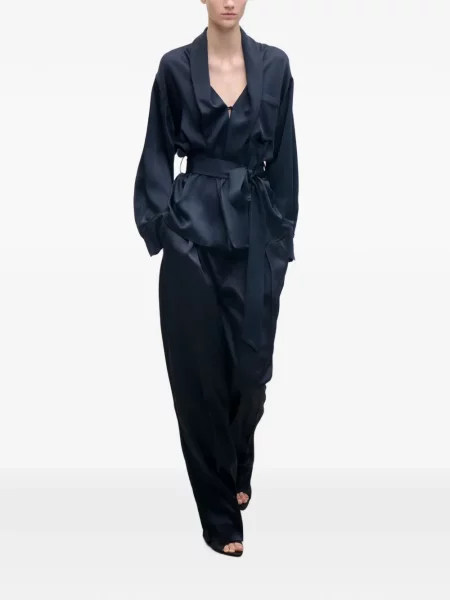 Cu centură bluză Victoria Beckham alb