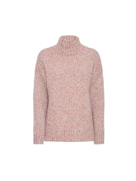 Sweter Ichi wełniany czerwony