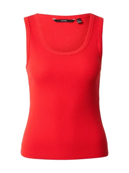 VERO MODA Top VMCHLOE živo rdeča