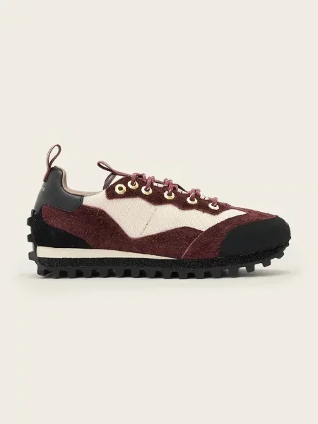 Маратонки AllSaints Nevis Sneaker винено червено