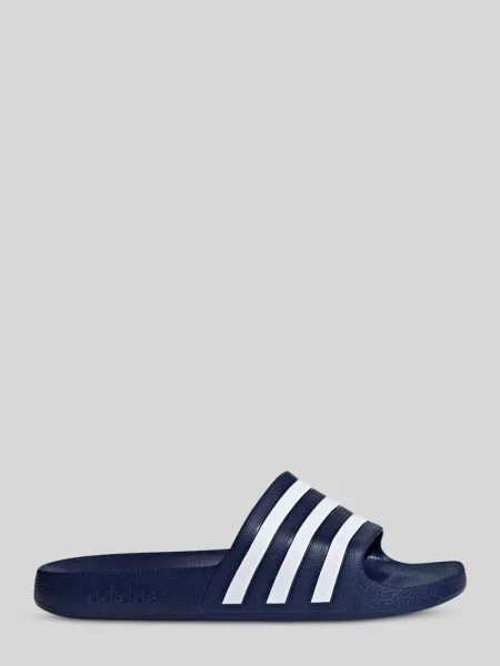 Klapki kąpielowe z tłoczonym logo Model ADILETTE AQUA' Adidas Sportswear granatowe