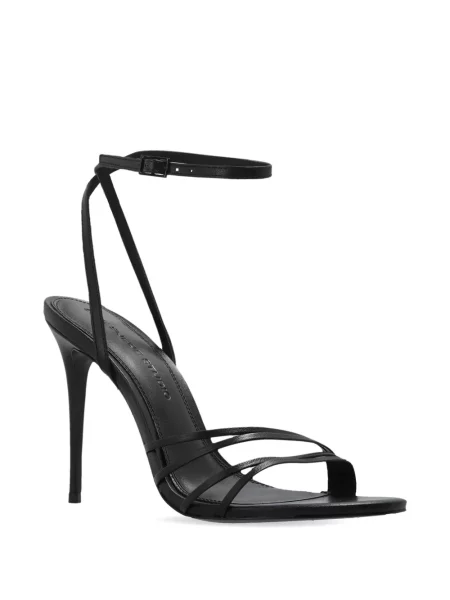 Sandale Black Suede Studio din piele de căprioară negru