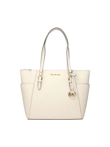 Torebka Michael Kors skórzana beżowa