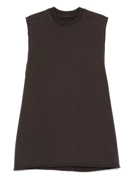 Vesta Rick Owens bez rukávů šedá