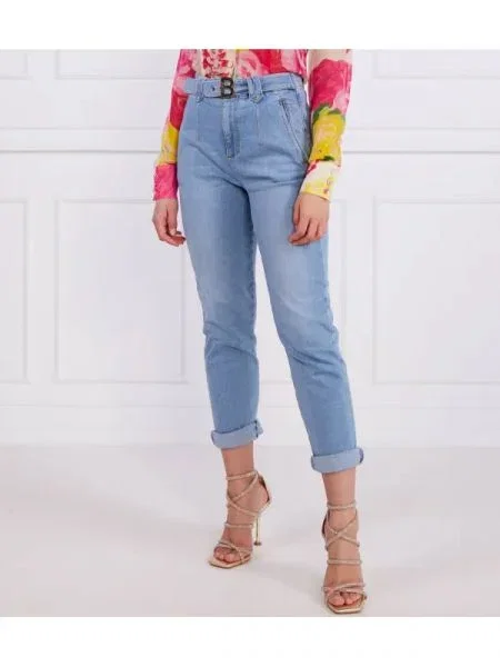 BluGirl Blumarine Blugi | Boyfriend fit | denim albastru