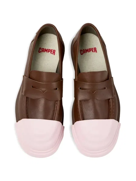 Pantofi loafer Camper din piele maro