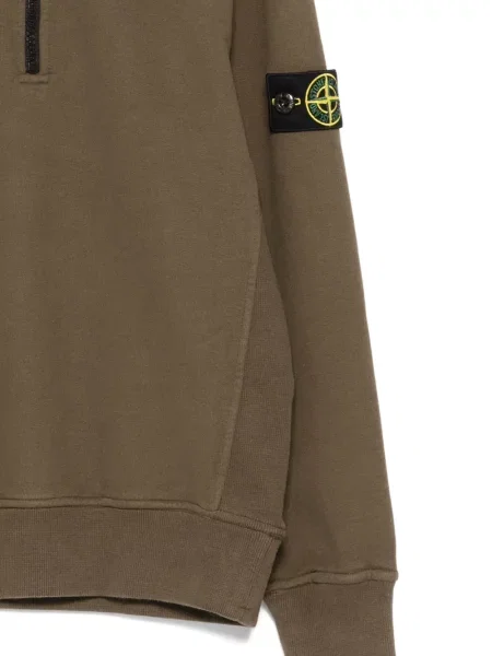 Bluza rozpinana dziecięca Stone Island zielona