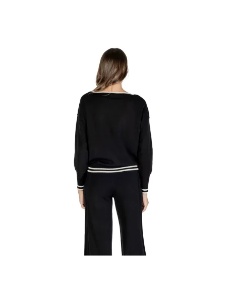 Liu Jo Collection Sweter z dzianiny Kobiety jednolity S czarny
