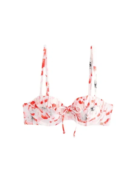 B by Ted Baker Sutien costum de baie roșu / negru alb