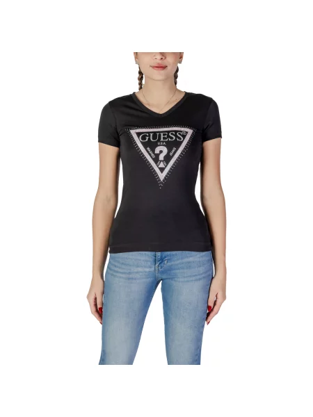 Guess T-shirt Regular Fit crna