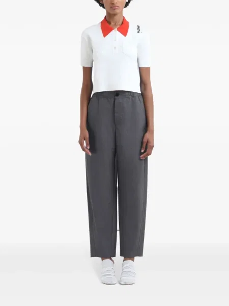 Pantaloni Marni de lână gri