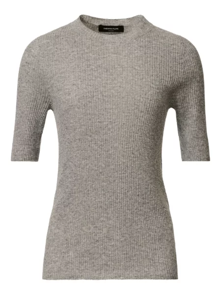 Top Fabiana Filippi scurt gri