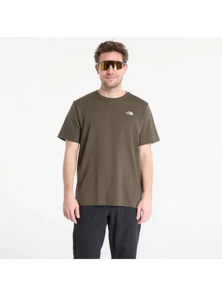 Tricou The North Face Evolution Simple Dome Short Sleeve Tee New Taupe Green XXL verde