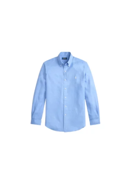 Koszula casualowa o kroju relaxed fit z czystego lnu Polo Ralph Lauren niebieska