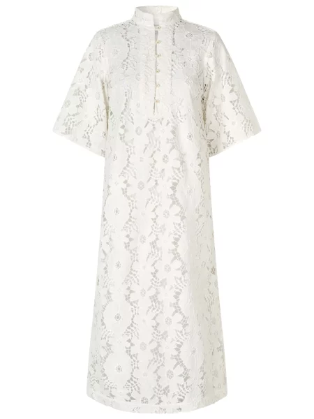 Dea Kudibal Rochie natural alb