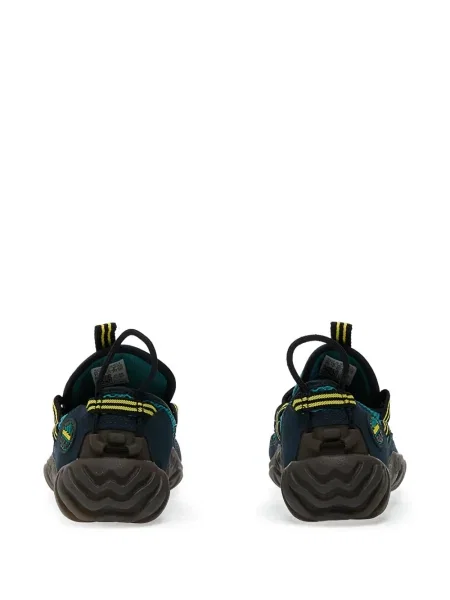 Papuci Adidas din piele de căprioară cu platformă verde
