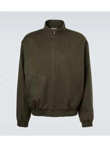 Flanel jakna Auralee zelena