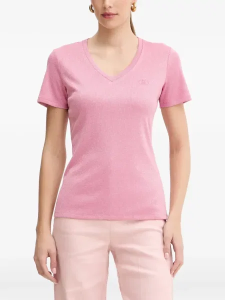 Tricou Liu Jo cu broderie roz
