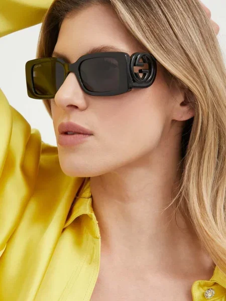 Слънчеви очила Gucci черно