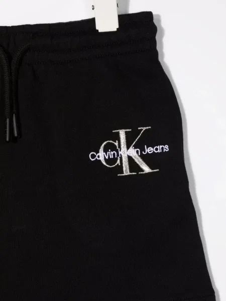 Spódnica mini dziecięca Calvin Klein czarna