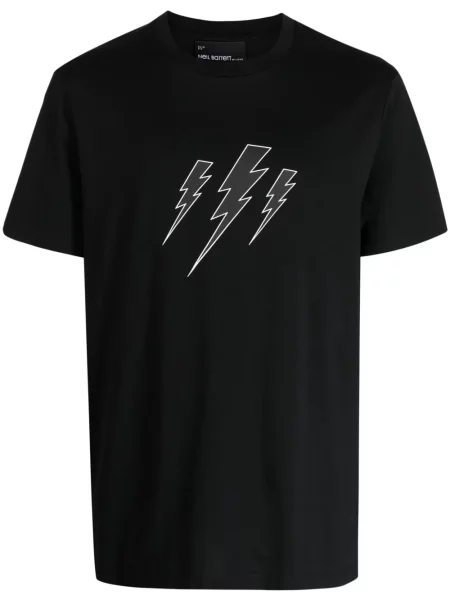 Tricou Neil Barrett cu imagine negru