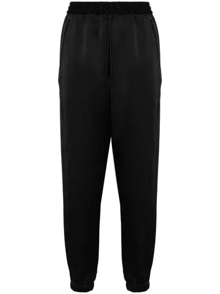 Pantaloni Y-3 cu imagine alergare negru