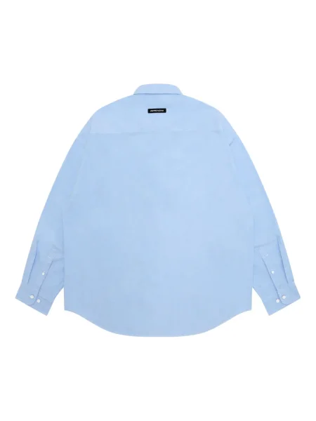 Cămașă Aape By A Bathing Ape cu broderie albastru