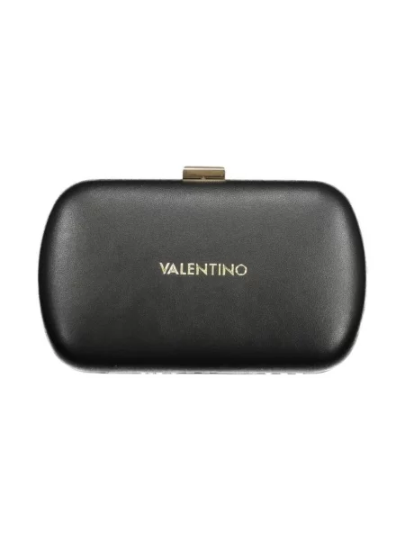 Lniana kopertówka Valentino Bags czarna