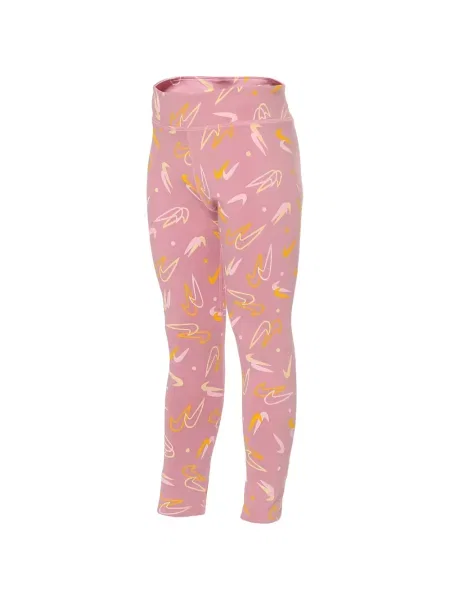 Legginsy dziecięce Nike różowe