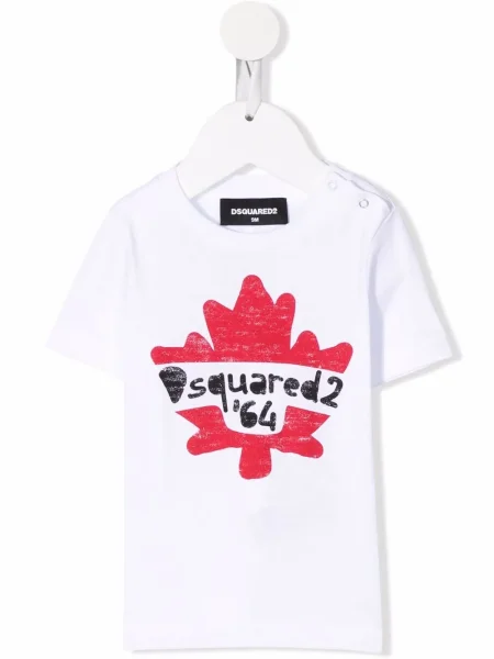 Koszulka dziecięca Dsquared2 biała