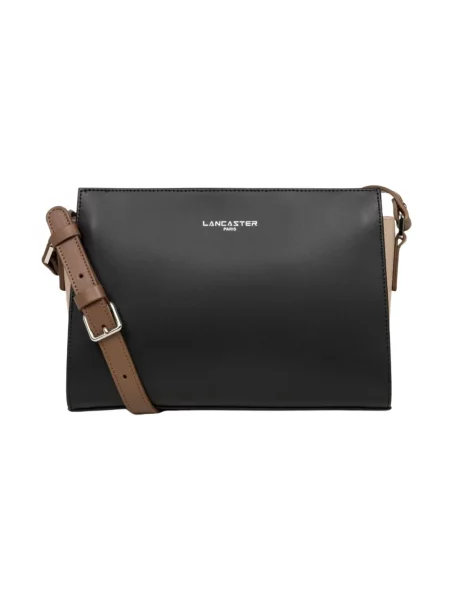 Torebka crossbody Lancaster skórzana czarna