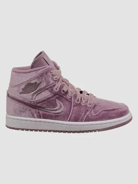 Кросівки Jordan  Air 1 Mid Se текстиль рожевий