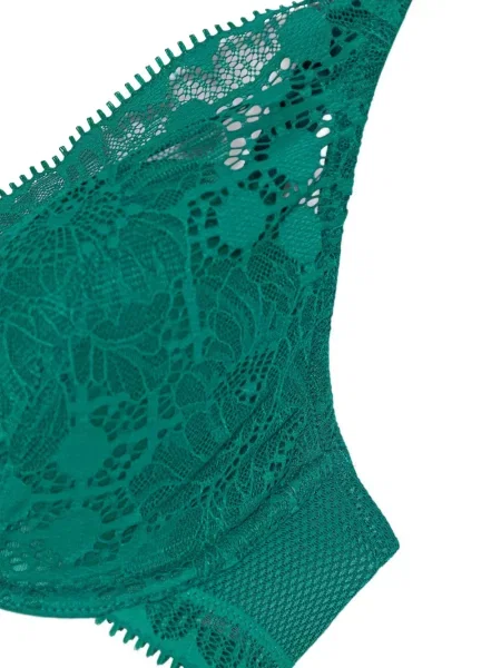 Sutien Chantelle din dantelă verde